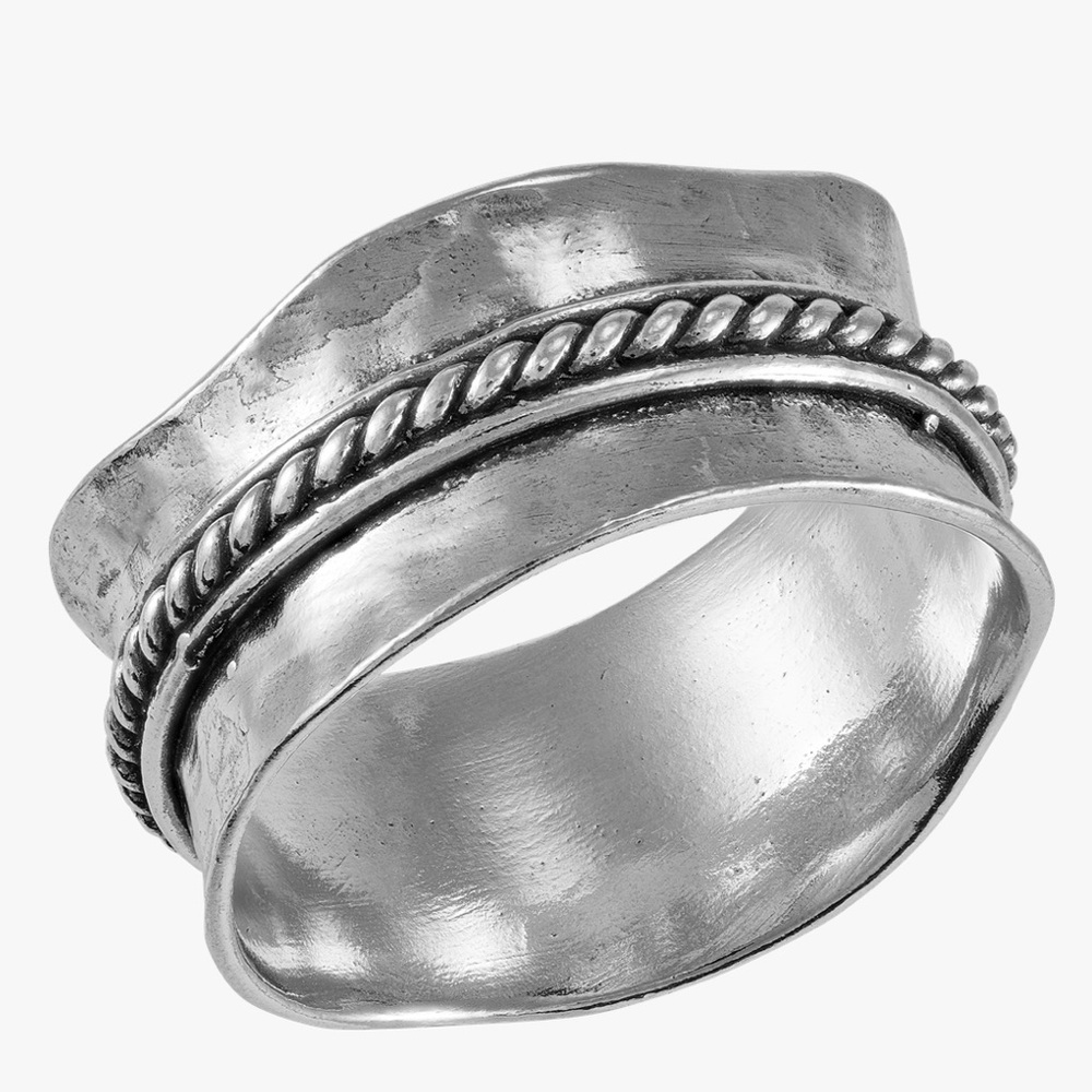 Silpada Superb ring .925 sterling quality stamp (retired)
